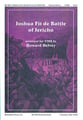 Joshua Fit de Battle of Jericho SATB choral sheet music cover